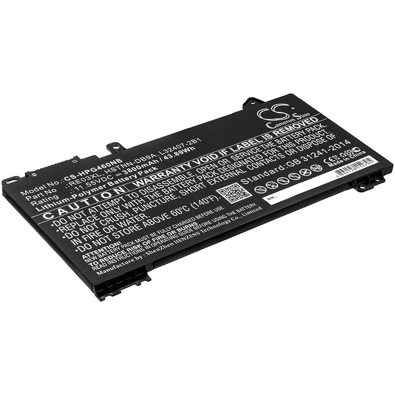 

Аккумулятор CameronSino/Pitatel для HP ProBook 430 G6, 440 G6 (RE03XL, CS-HPG460NB) 3800ma