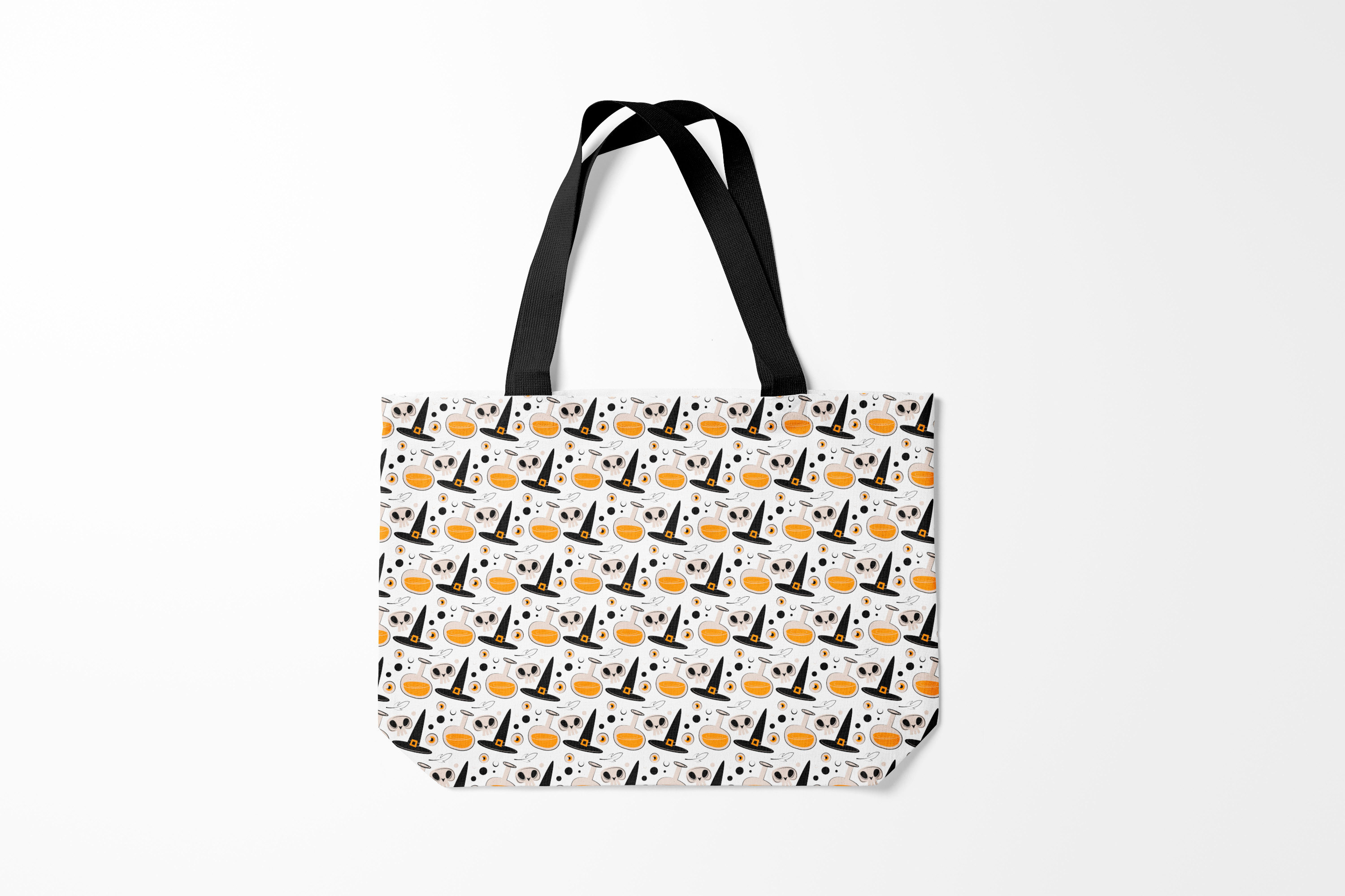 

Сумка шoппер унисекс Burnettie Patern Halloween 15, белый, Patern Halloween 15