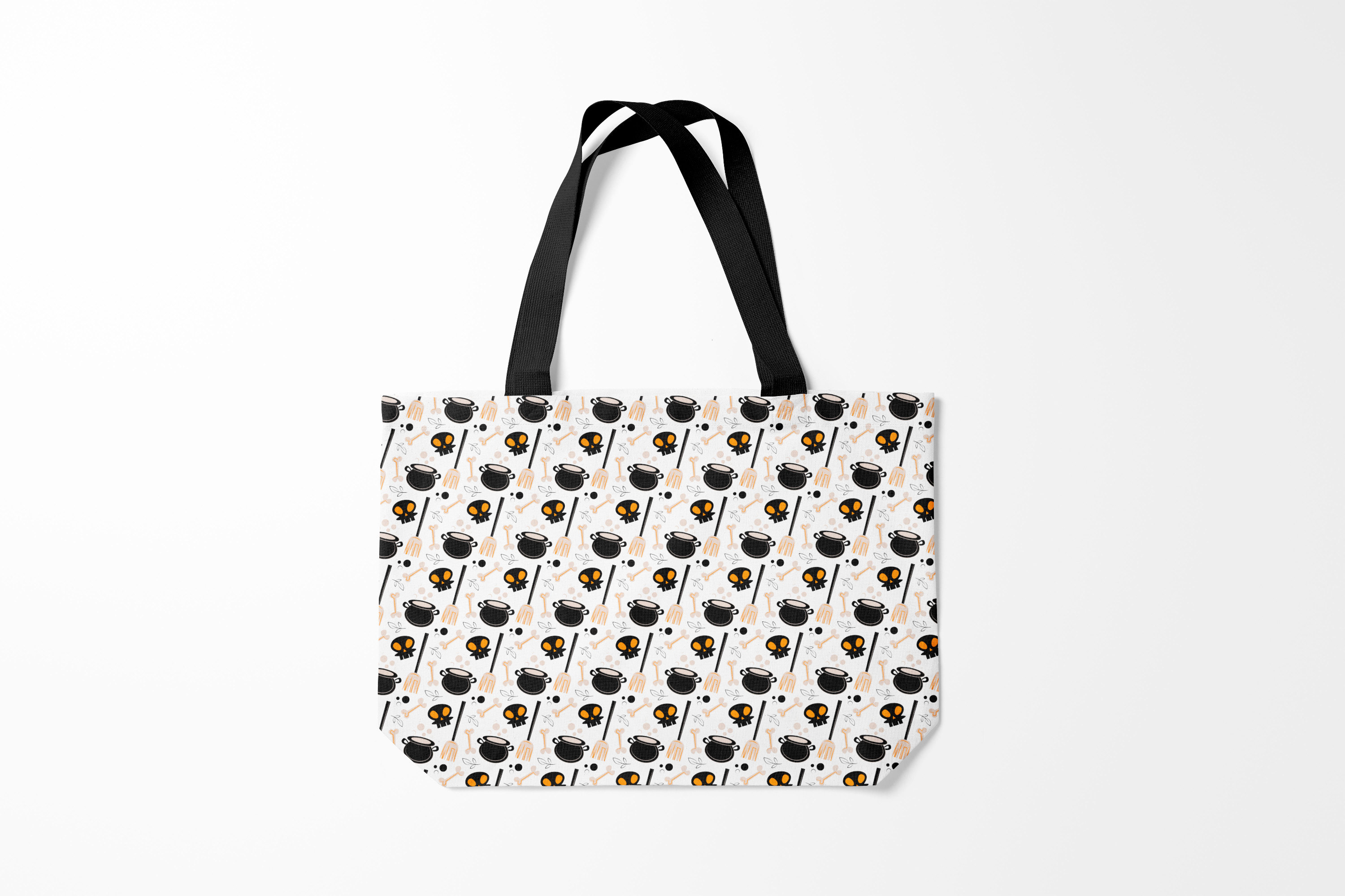 

Сумка шoппер унисекс Burnettie Patern Halloween 14, белый, Patern Halloween 14