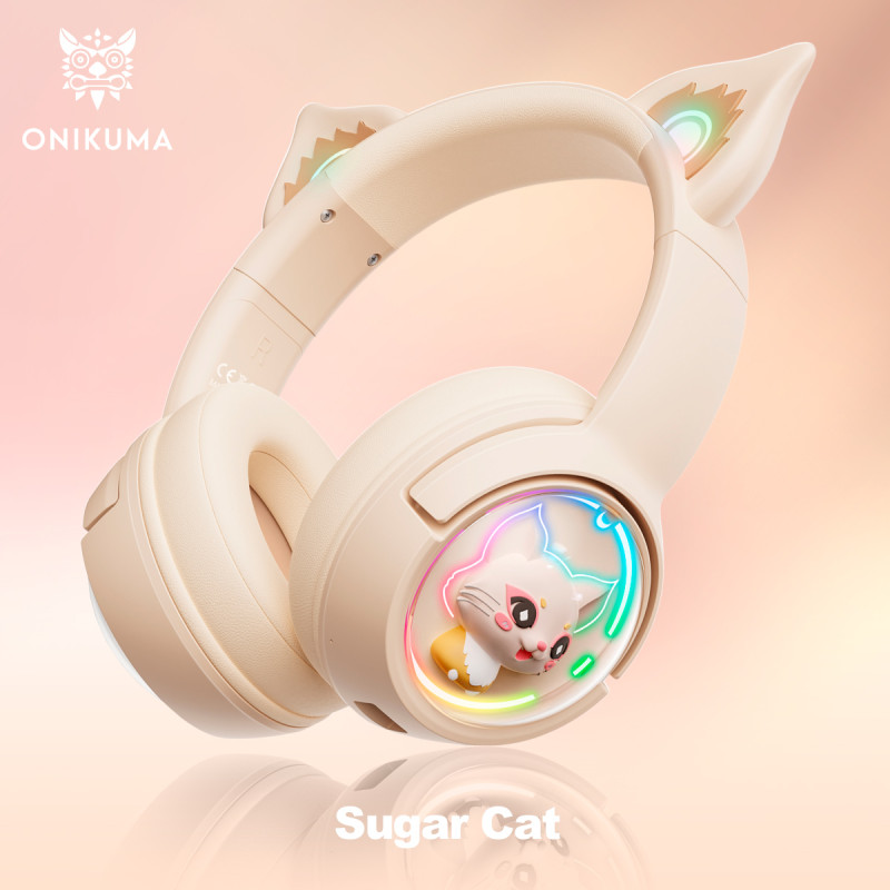 Игровые наушники Onikuma Sugar Cat B5-W