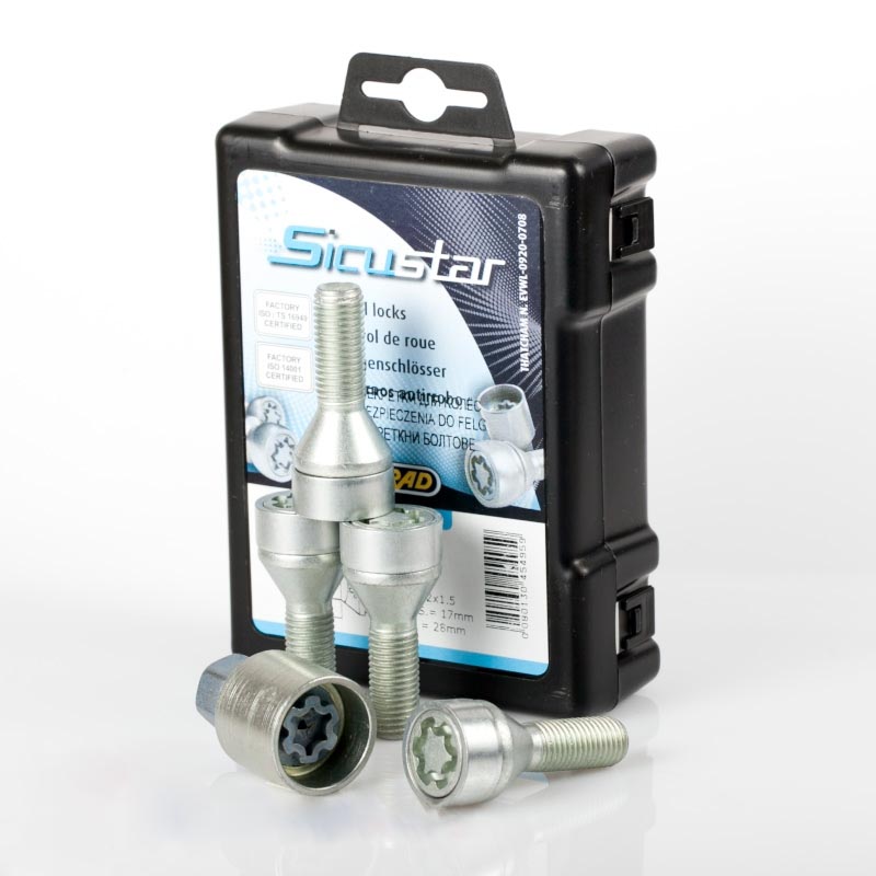 

Секретки для оригинальных дисков Farad Sicustar VN425/2 с 2мя ключами для Mercedes-Benz CL