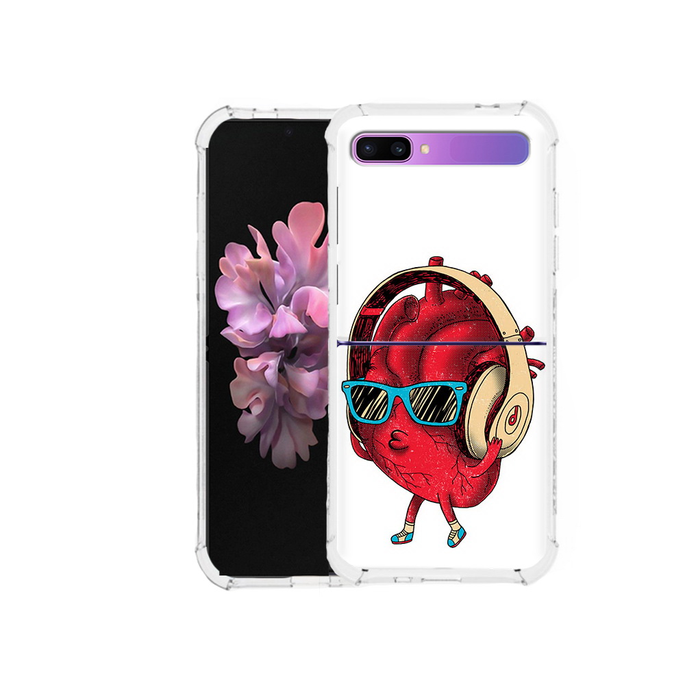 

Чехол MyPads Tocco для Samsung Galaxy Z Flip слушай сердце (PT226935.587.609), Прозрачный, Tocco
