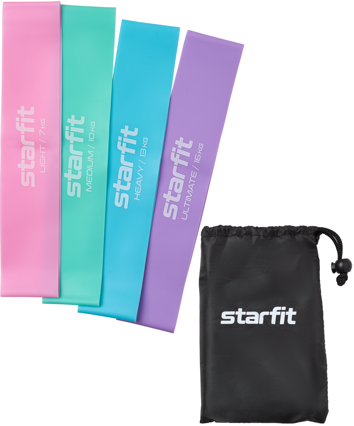 Мини-эспандеры Starfit Es-203 пастель 4 шт 872₽