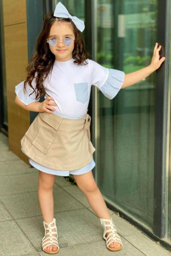 

Костюм с юбкой Riccotarz 2222203002 синий 3-4 лет (доставка из-за рубежа), 2222203002