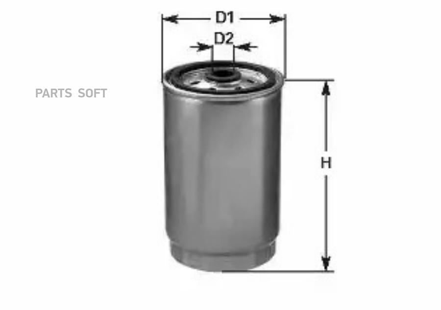 CLEAN фильтр топливный DN 323   (MANN WK842/2)