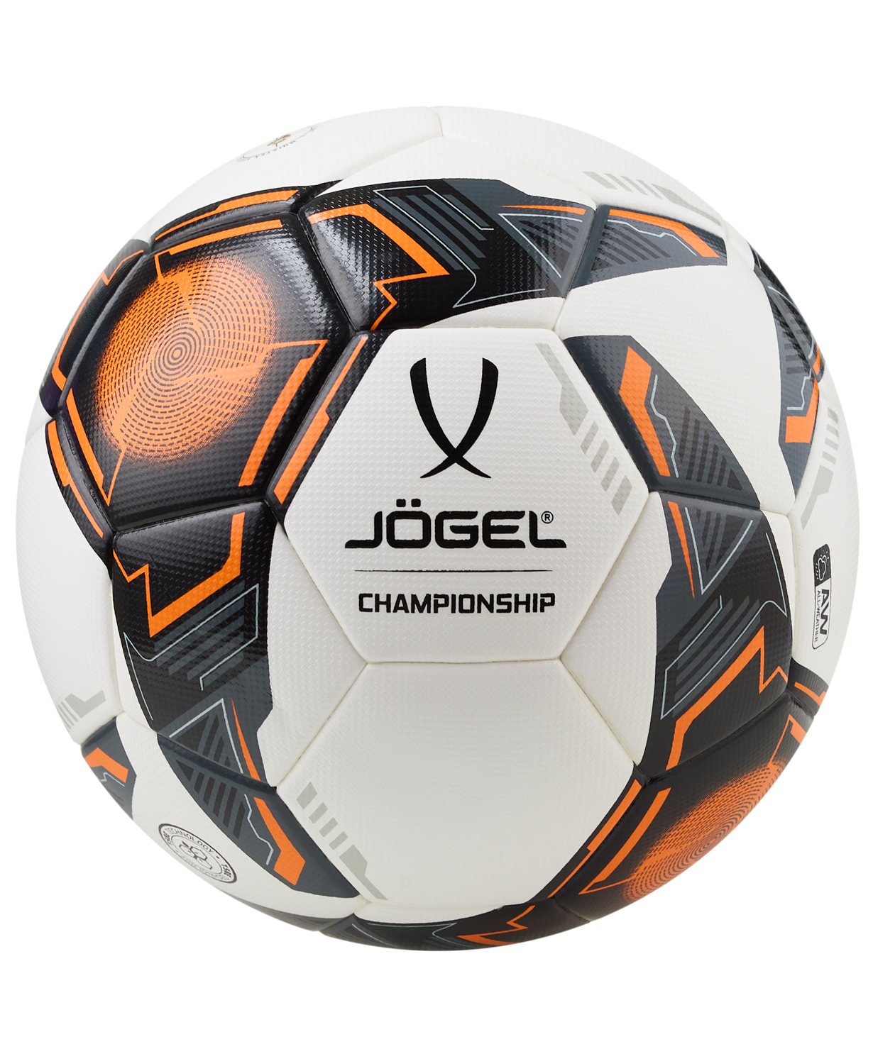 Мяч футбольный Jogel Championship, №5, белый (5)