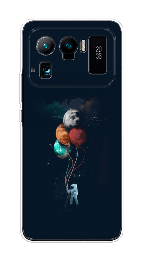 

Чехол на Xiaomi Mi 11 Ultra "Космонавт с шариками", Разноцветный, 310450-4