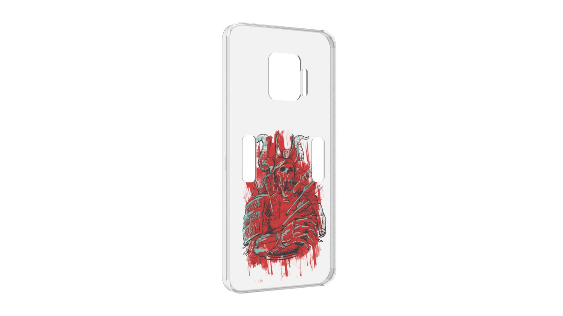 

Чехол MyPads красный скелет воин для ZTE Nubia Red Magic 7 Pro, Прозрачный, Tocco