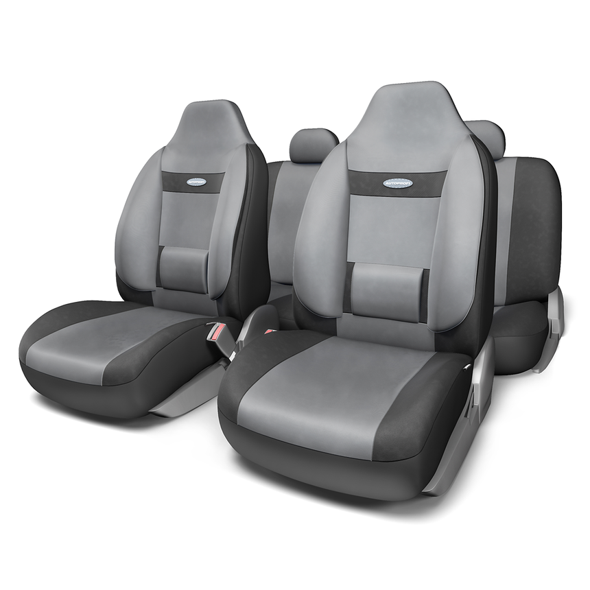 

Чехлы Comfort 9 Пр. Велюр Боковая Поддержка Черно-Серые AUTOPROFI арт. COM-1105H BK/D.GY