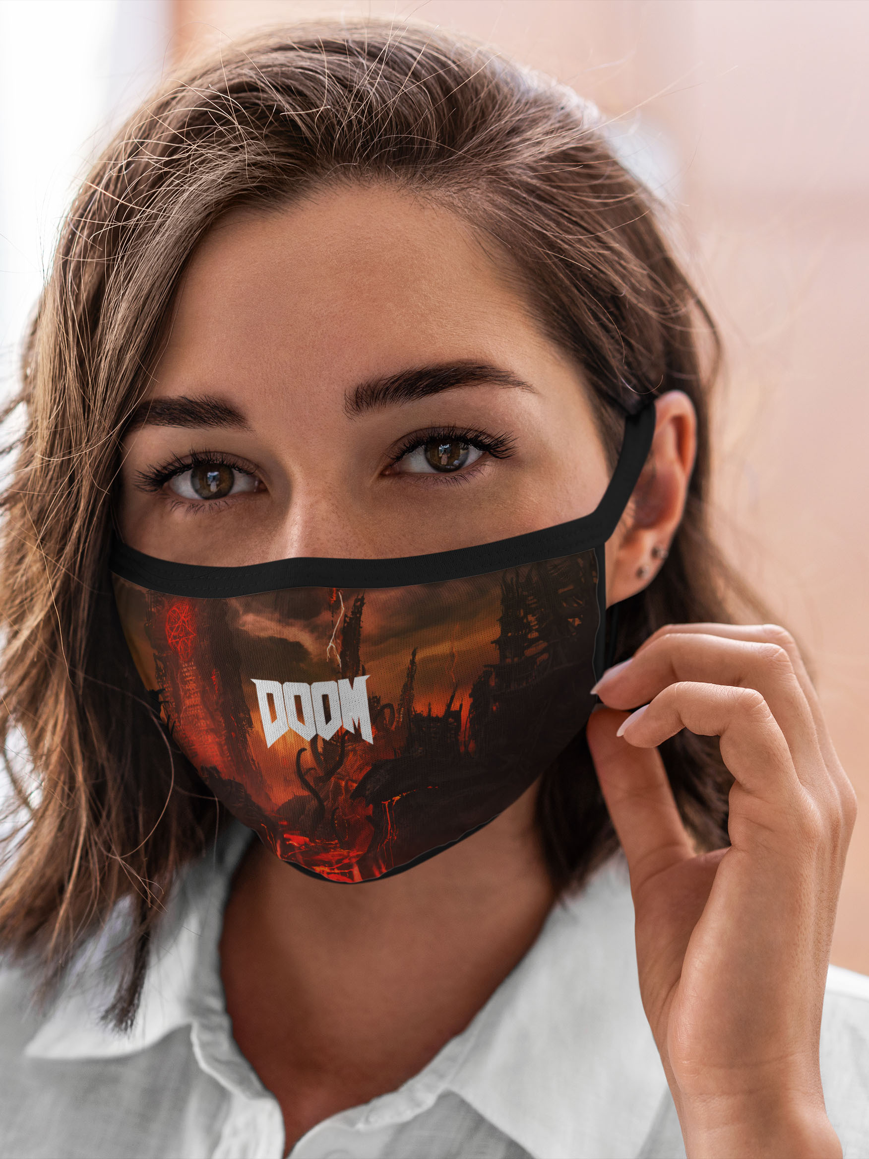 

Многоразовая маска унисекс Burnettie Doom, Разноцветный, Doom