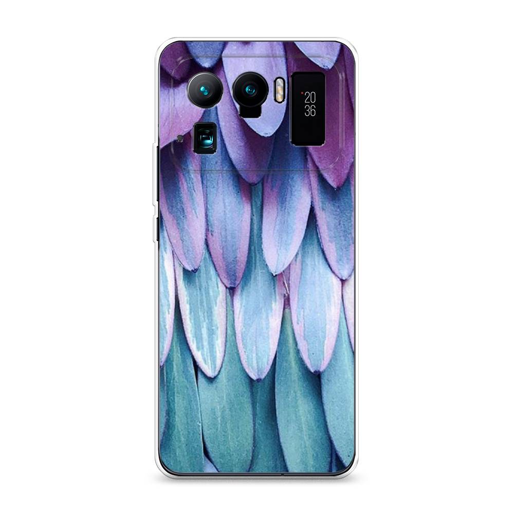 

Чехол на Xiaomi Mi 11 Ultra "Синее перо", Фиолетовый;голубой, 310450-3