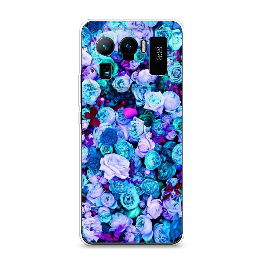 

Чехол на Xiaomi Mi 11 Ultra "Цветочный ковер", Фиолетовый, 310450-2