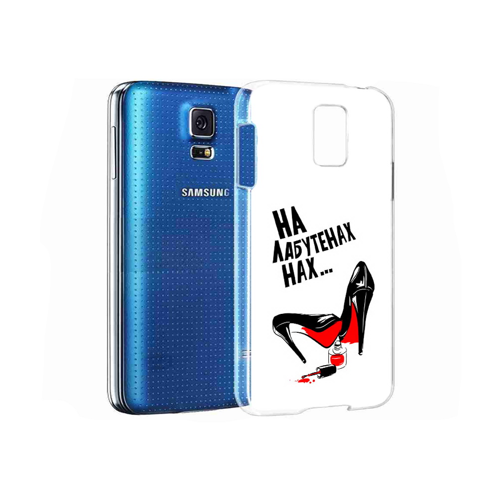 

Чехол MyPads Tocco для Samsung Galaxy S5 на лабутенах (PT12196.512.493), Прозрачный, Tocco