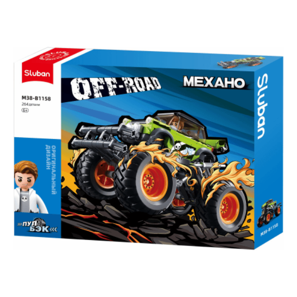 

Конструктор Sluban Off-Road Механо 264 детали