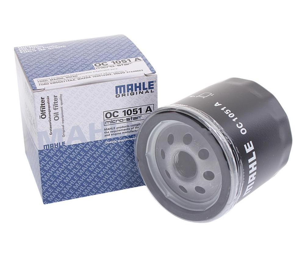 

Масляный фильтр MAHLE для Форд/Вольво/Мазда MAHLE OC1051A, MAHLE OC1051A