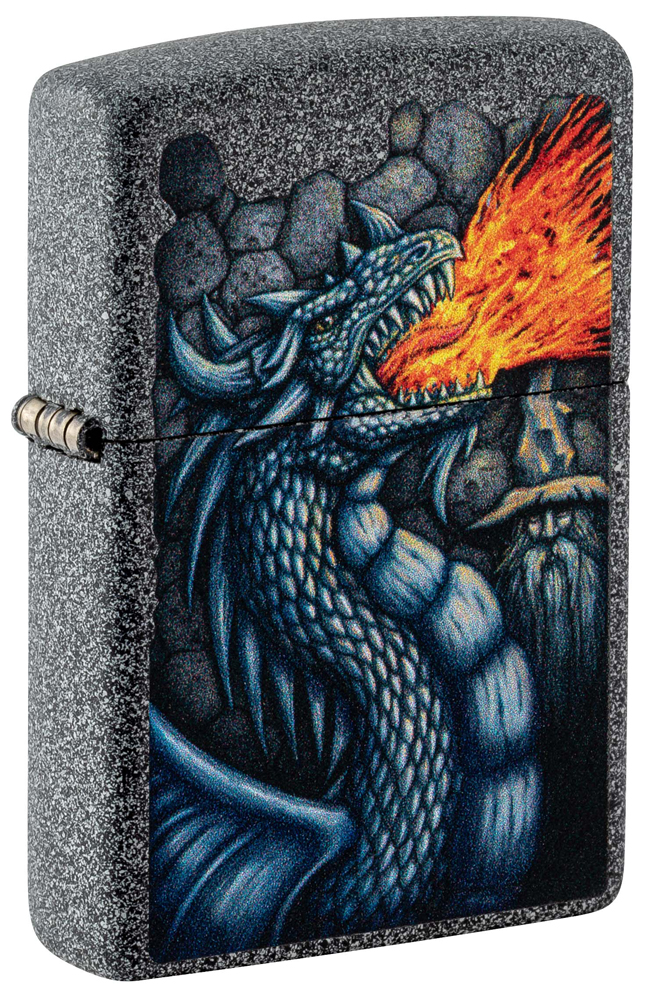 

Зажигалка ZIPPO Fiery Dragon 49776, Синий, Fiery Dragon