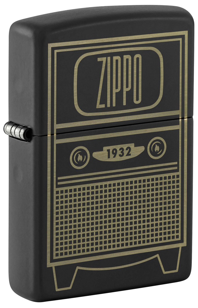 

Зажигалка ZIPPO Vintage TV Design 48619, Черный, Vintage TV Design