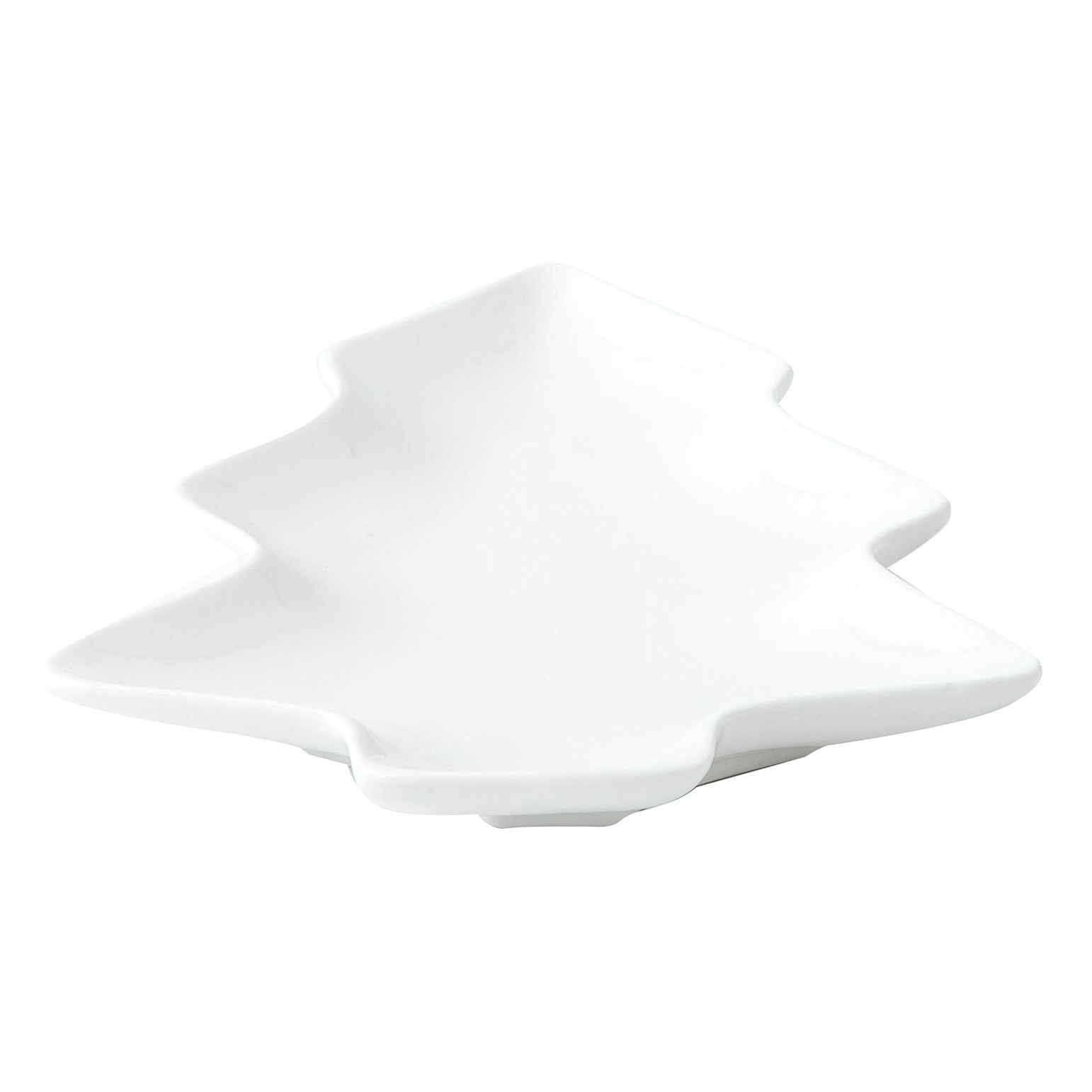 

Блюдо Новый Год в форме ели керамика 21,5x17,5 см