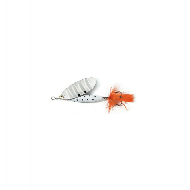 

Блесна ABU GARCIA вращающаяся Reflex White 18г S, Серебристый, 1045936