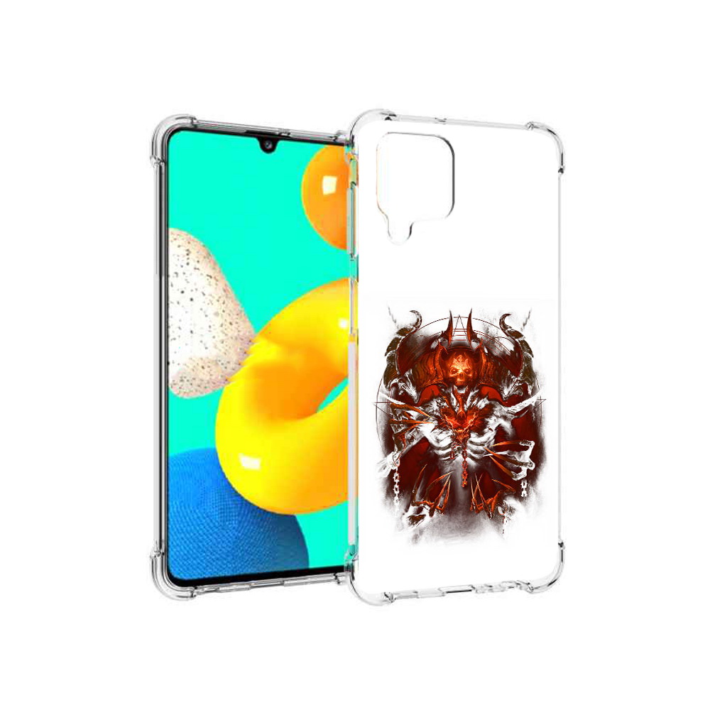

Чехол MyPads Tocco для Samsung Galaxy M32 яркий демон (PT161818.523.708), Прозрачный, Tocco