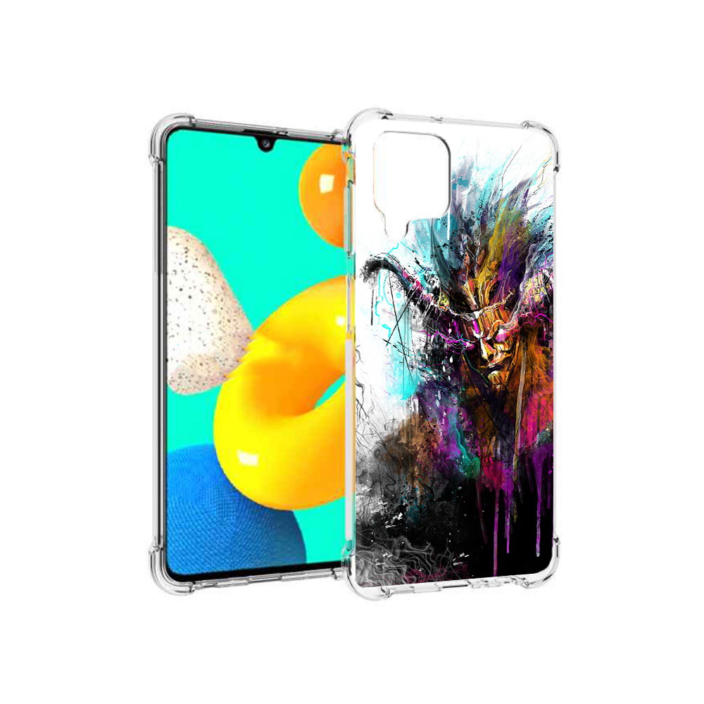 

Чехол MyPads Tocco для Samsung Galaxy M32 яркий дьявол (PT161818.523.709), Прозрачный, Tocco