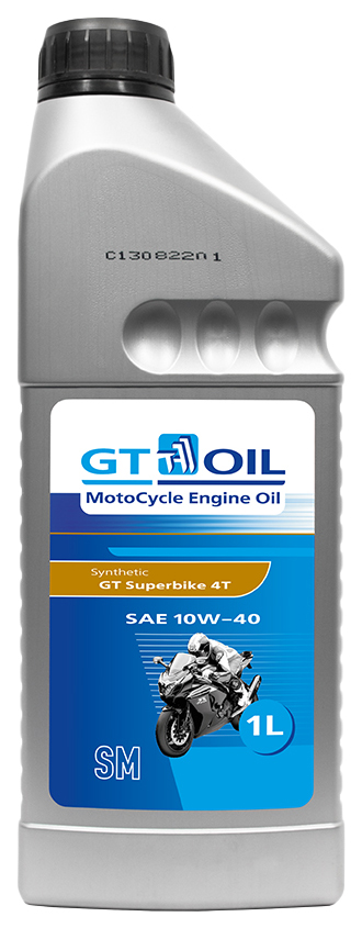 GT OIL Масло Superbike 4T, SAE 10W40, API SM, 1л 8809059407820