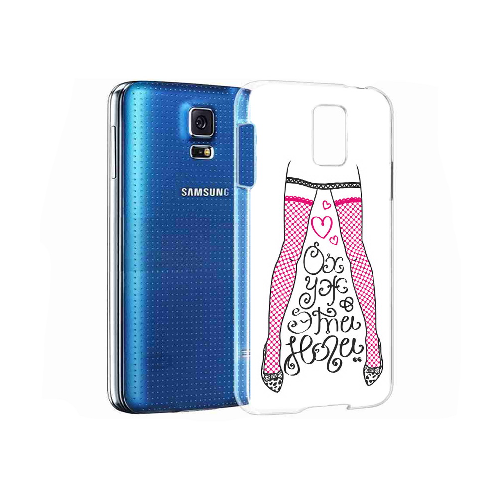 Чехол MyPads Tocco для Samsung Galaxy S5 нарисованные ноги в чулках (PT12196.512.507)