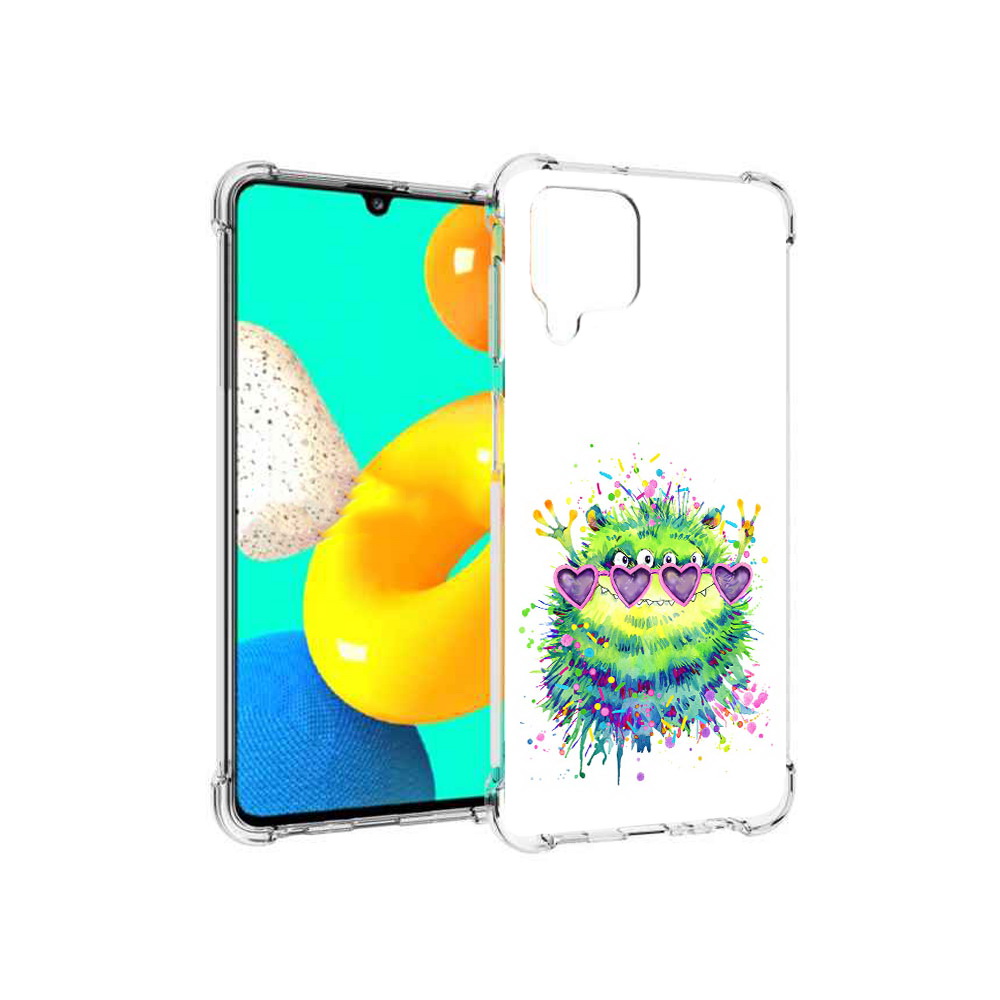 

Чехол MyPads Tocco для Samsung Galaxy M22 Пушистый персонаж (PT226931.524.142), Прозрачный, Tocco