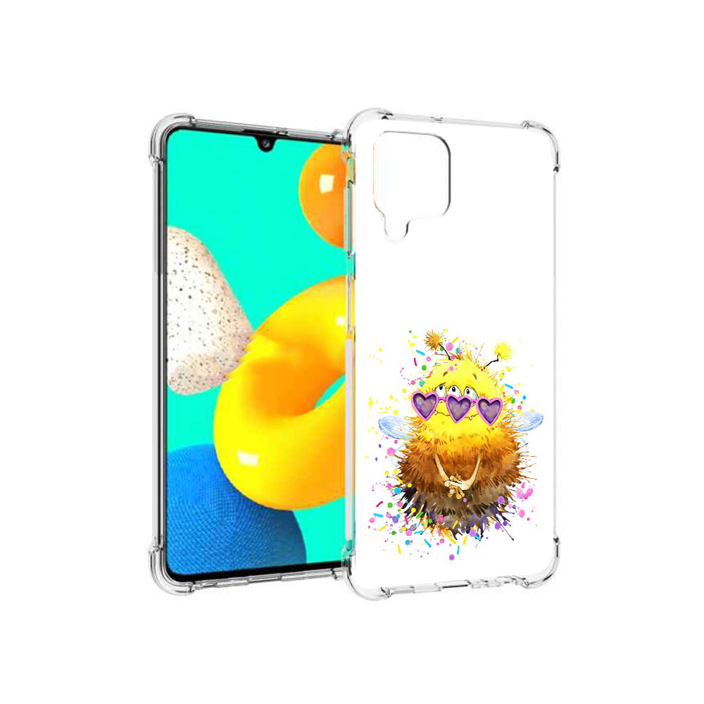 

Чехол MyPads Tocco для Samsung Galaxy M22 Пушитый шмель (PT226931.524.143), Прозрачный, Tocco