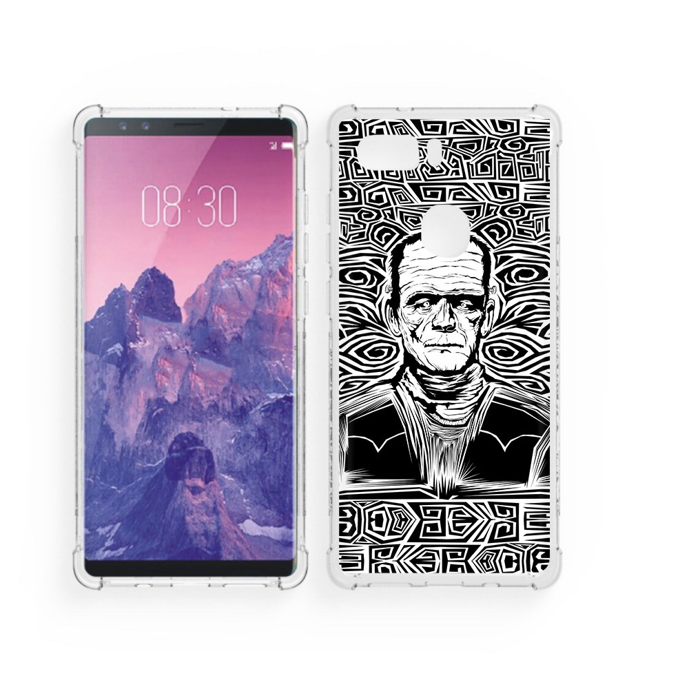 

Чехол MyPads Tocco для ZTE Nubia Z17S франкенштейн черно белый (PT94929.470.661), Прозрачный, Tocco