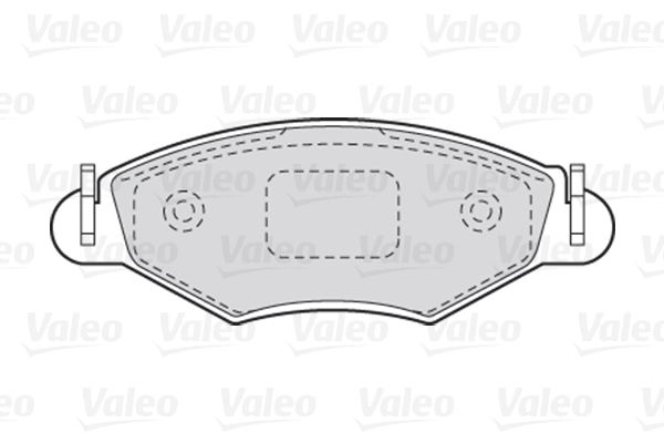 Комплект тормозных колодок Valeo 301461