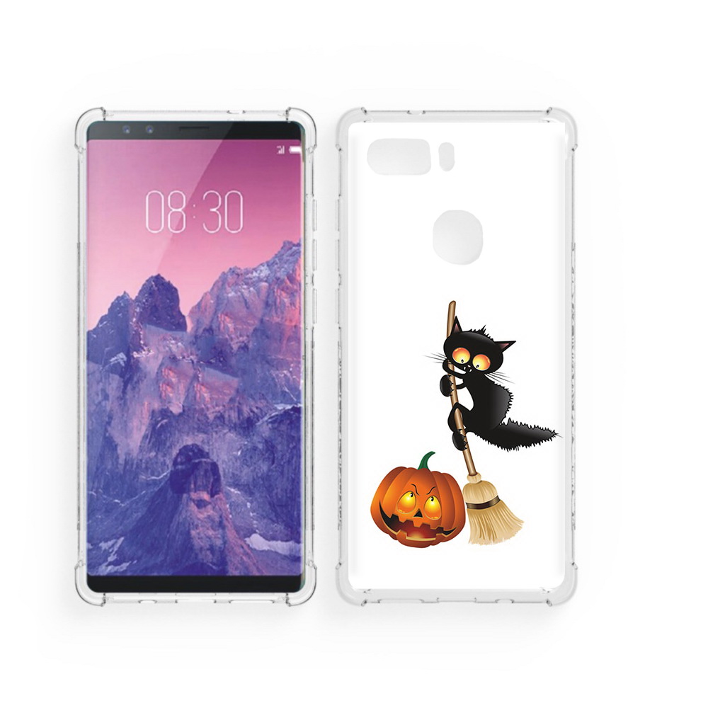 

Чехол MyPads Tocco для ZTE Nubia Z17S хэлуинский котик (PT94929.470.667), Прозрачный, Tocco