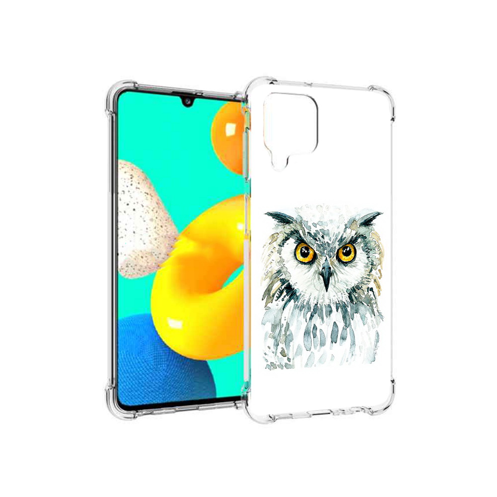 

Чехол MyPads Tocco для Samsung Galaxy M22 Серьезная сова (PT226931.524.156), Прозрачный, Tocco