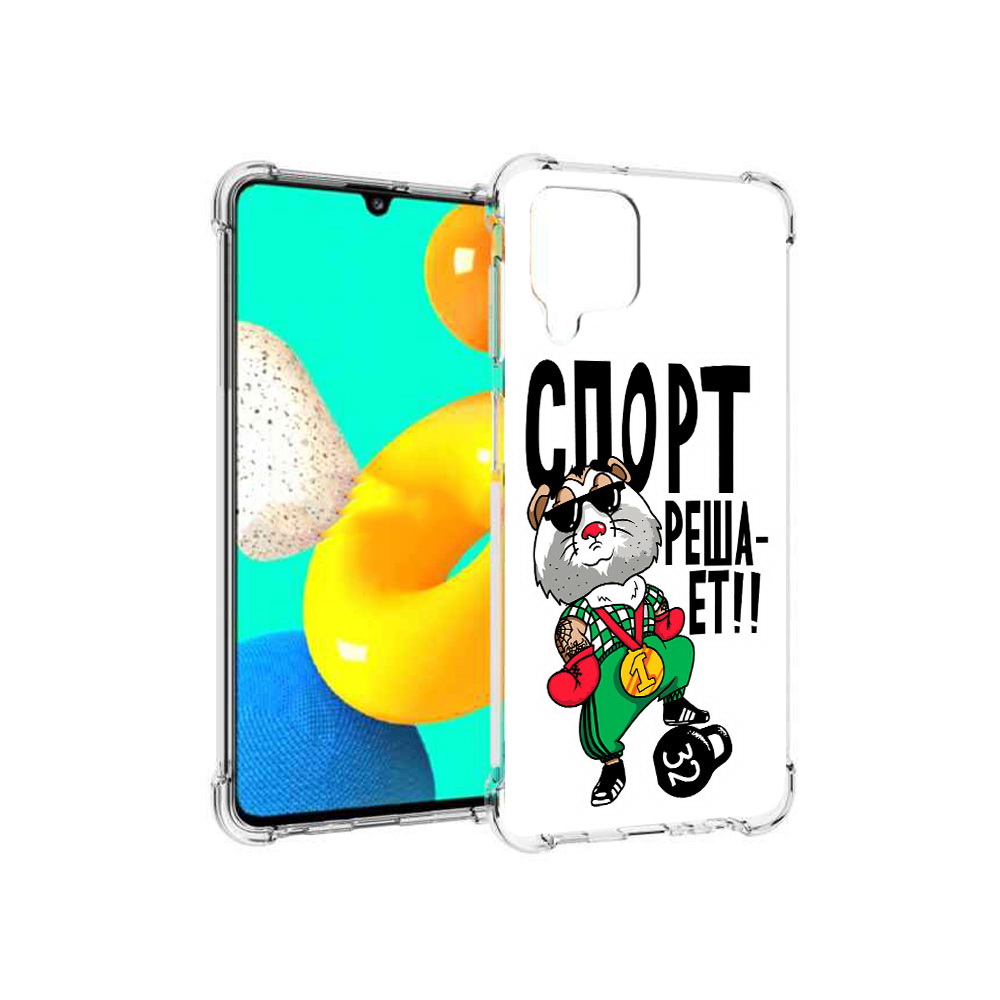 

Чехол MyPads Tocco для Samsung Galaxy M22 Спорт решает (PT226931.524.161), Прозрачный, Tocco