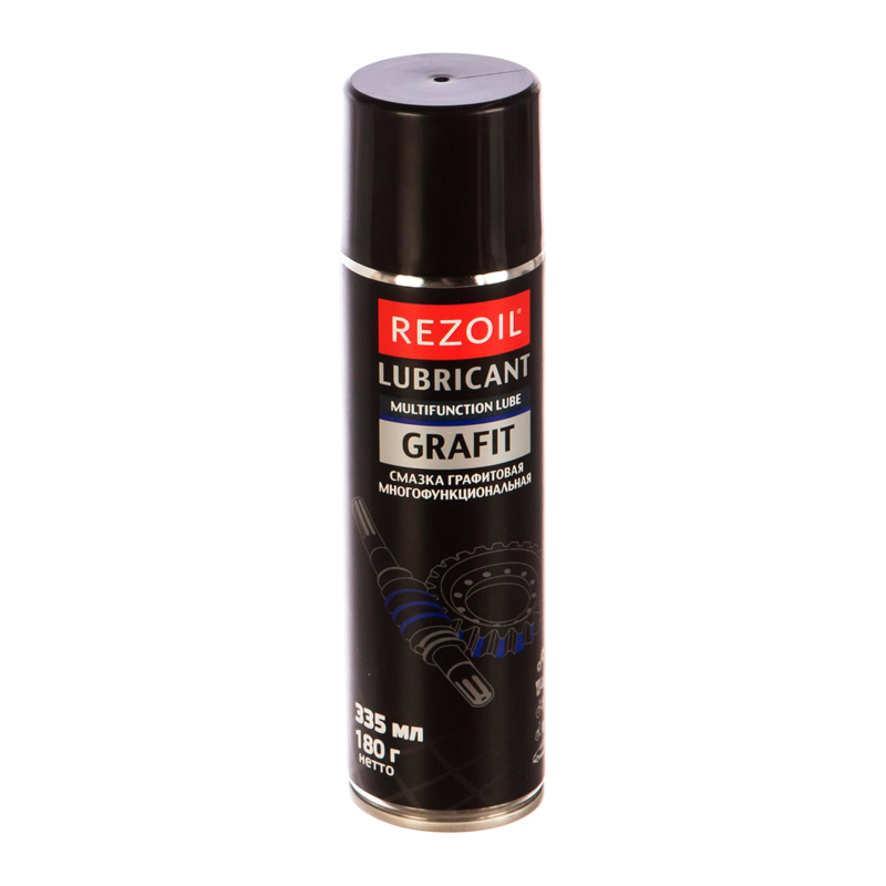 REZOIL Смазка GRAFIT графитовая; аэрозоль, 335 мл 03.008.00031