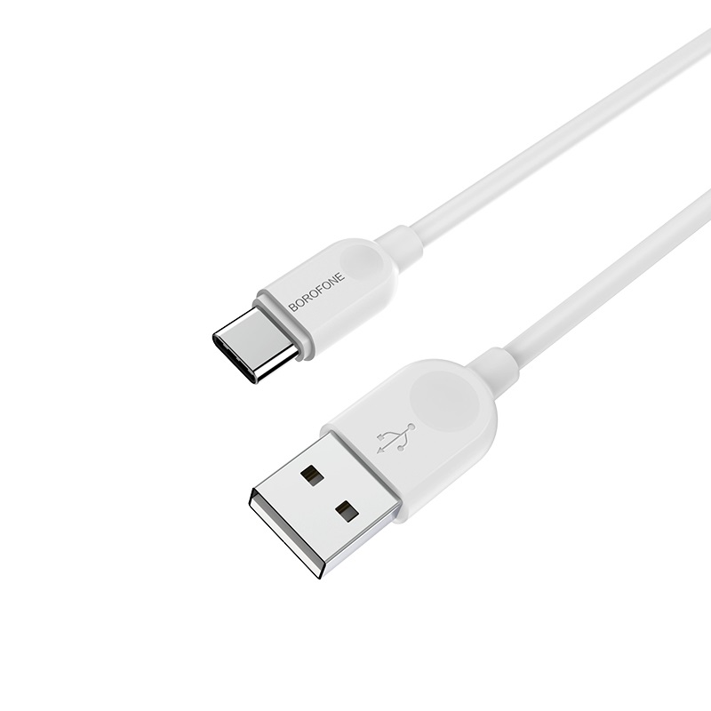 

Кабель USB BOROFONE BX14 для Type-C, 3.0А, длина 1м, белый