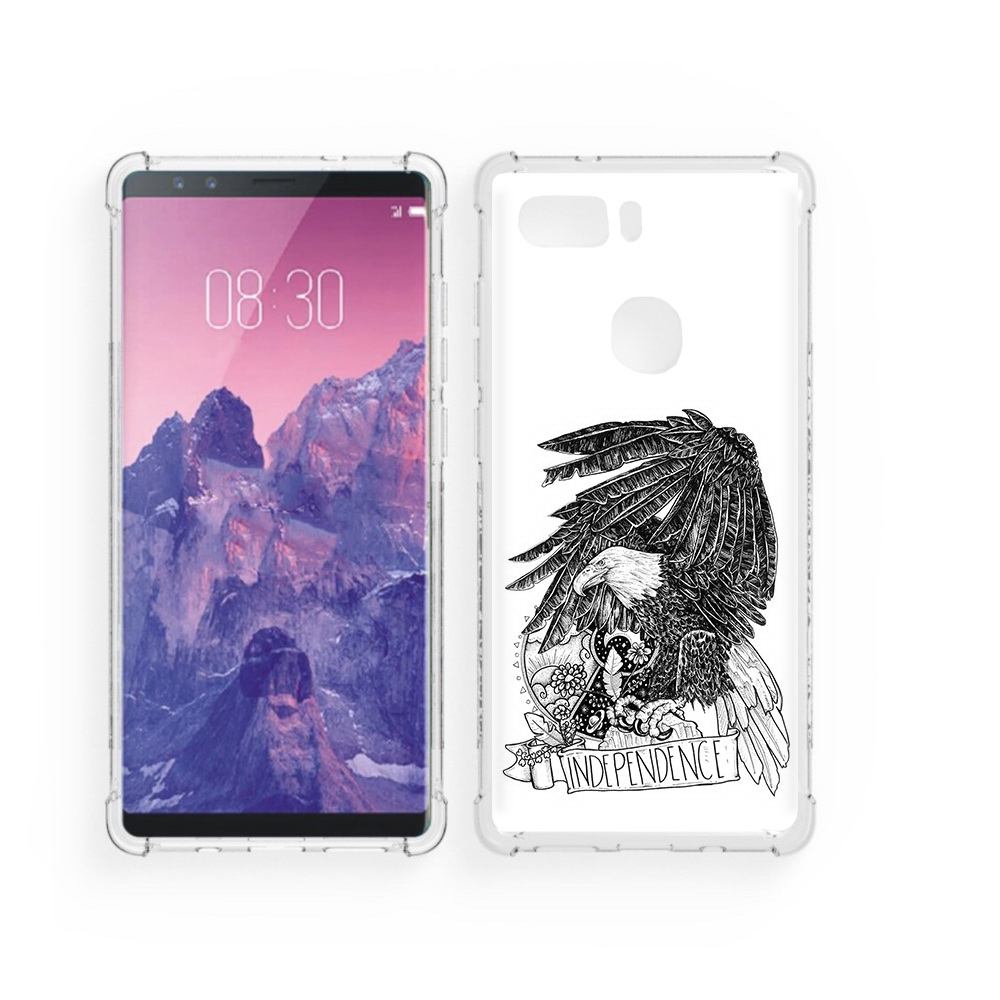 

Чехол MyPads Tocco для ZTE Nubia Z17S черно белый сокол (PT94929.470.688), Прозрачный, Tocco