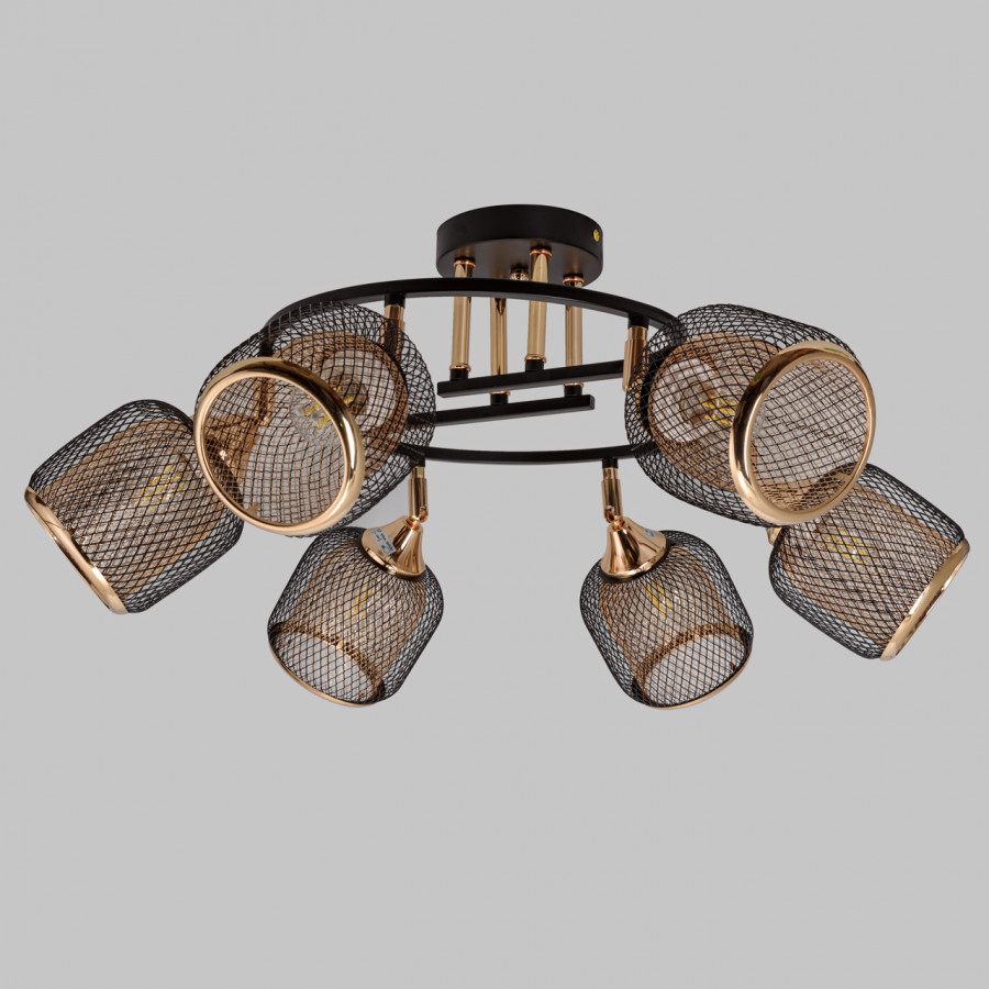 

Люстра IMEX MD.6206-6-S-BK+FGD