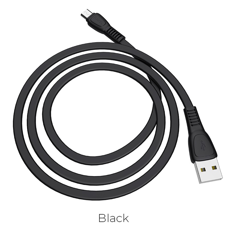 

Кабель USB HOCO X40 Noah для Micro USB, 2.4А, длина 1 м, черный
