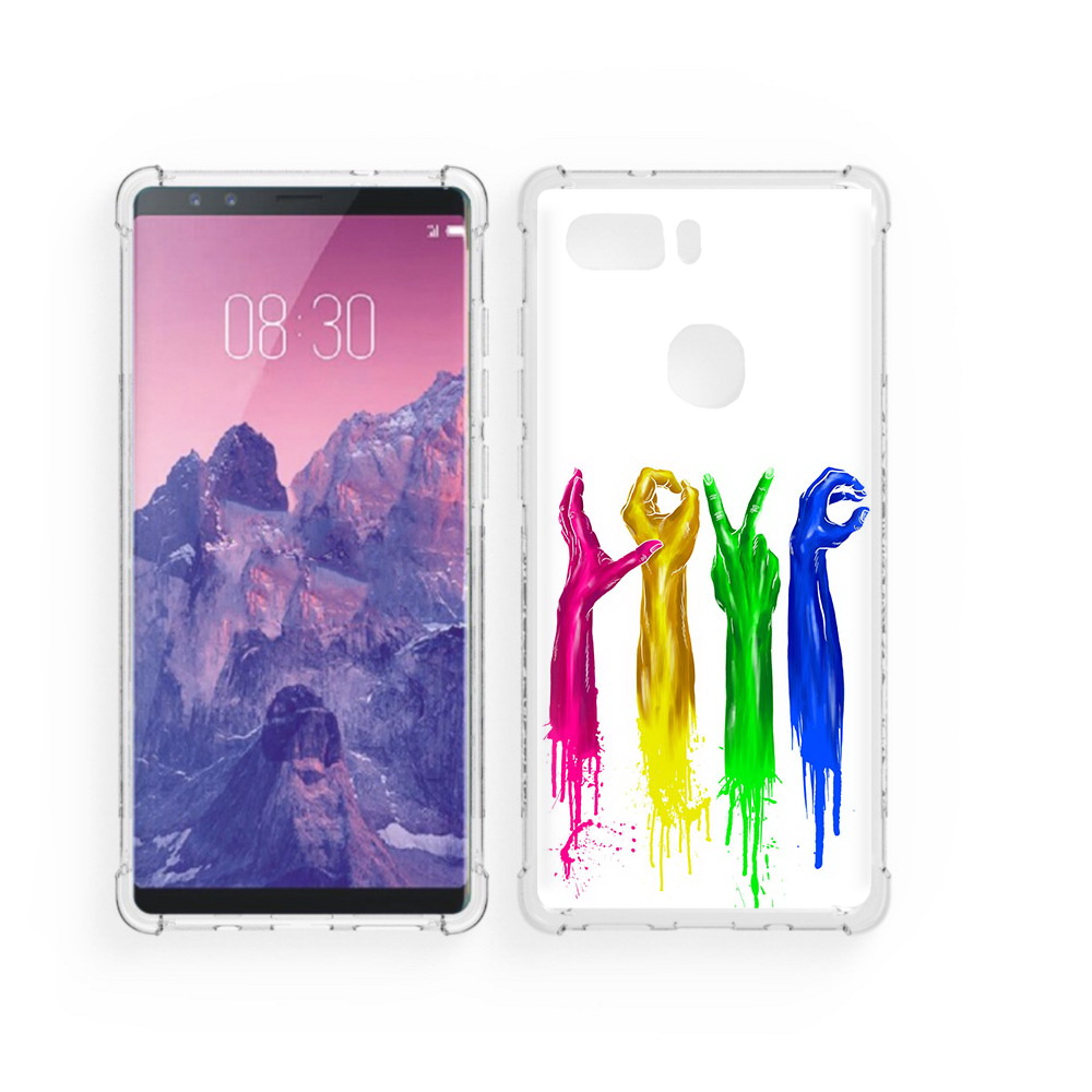 

Чехол MyPads Tocco для ZTE Nubia Z17S яркие руки love (PT94929.470.707), Прозрачный, Tocco
