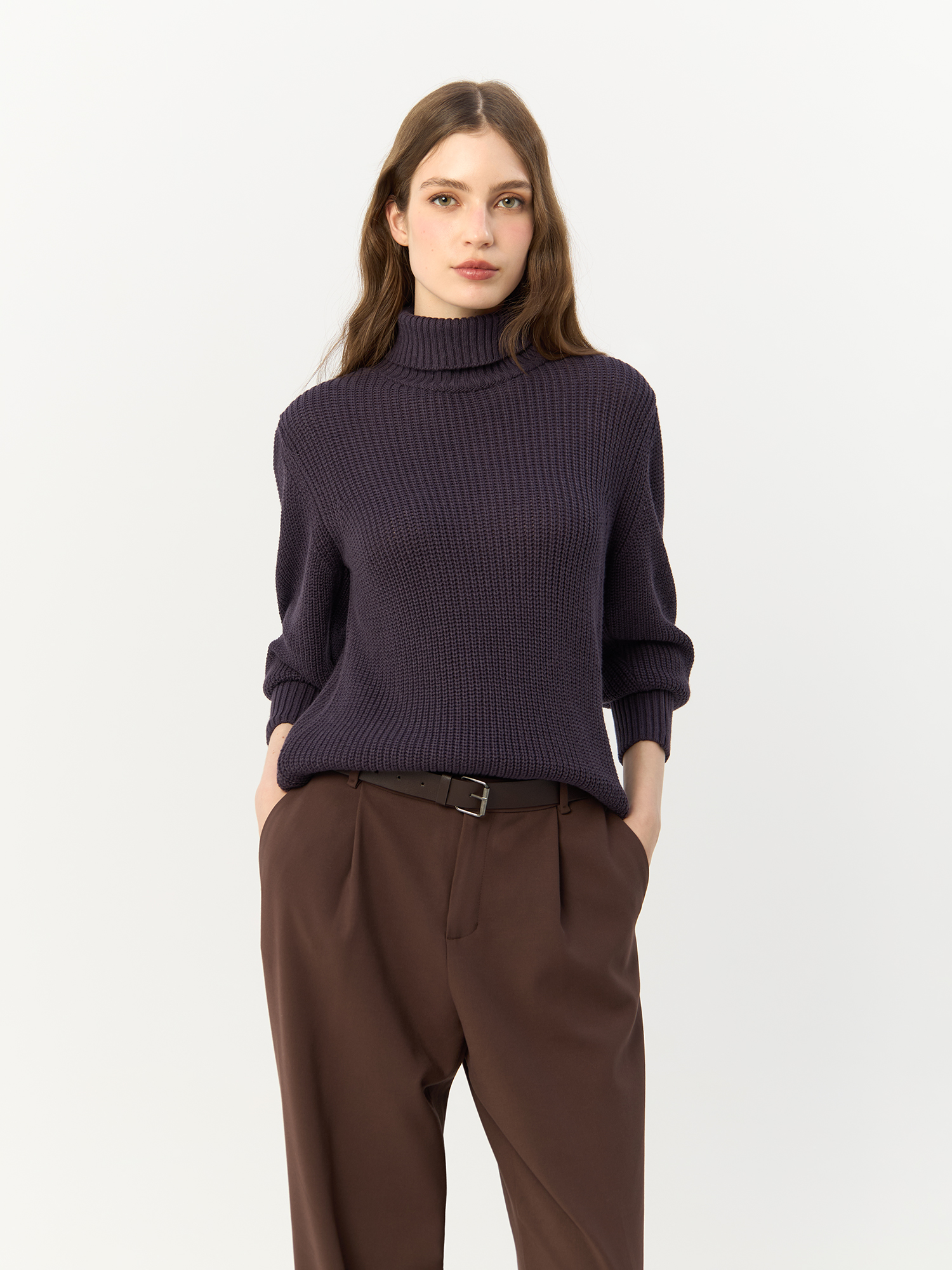 

Свитер женский MEXX TU09103026W фиолетовый S, TU09103026W