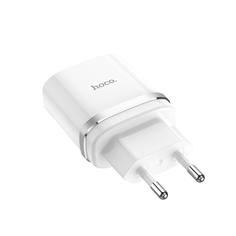 

Сетевое зарядное устройство Hoco C12Q Smart 1xUSB кабель type-c - usb, белый, C12Q Smart