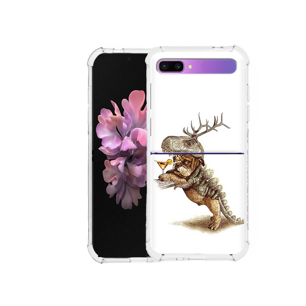 

Чехол MyPads Tocco для Samsung Galaxy Z Flip тематическая вечеринка (PT226935.587.638), Прозрачный, Tocco