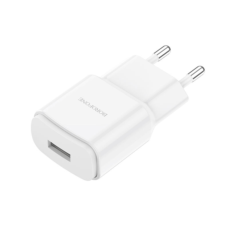 

Сетевое зарядное устройство BOROFONE отсутствует 1xUSB 21 А белый