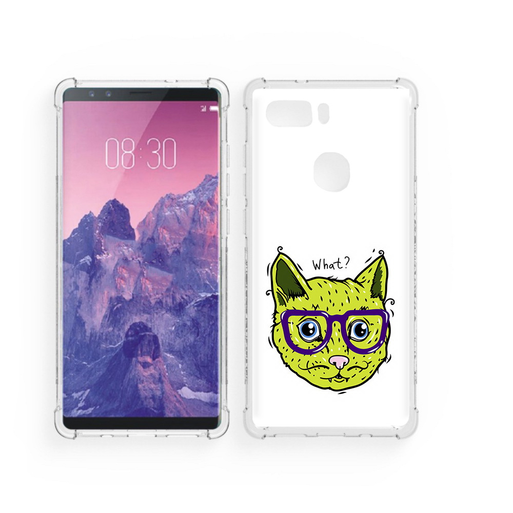 

Чехол MyPads Tocco для ZTE Nubia Z17S Зеленый кот (PT94929.470.86), Прозрачный, Tocco