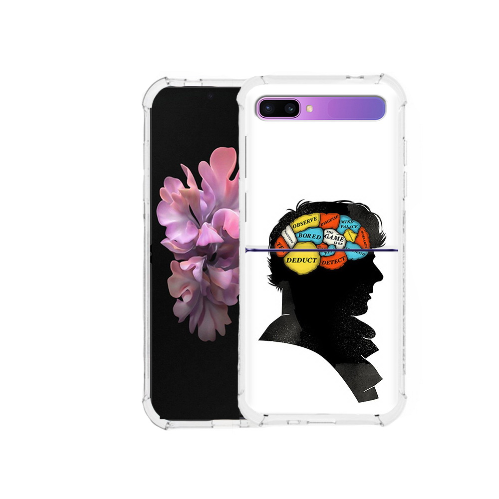 

Чехол MyPads Tocco для Samsung Galaxy Z Flip темный рисунок (PT226935.587.640), Прозрачный, Tocco