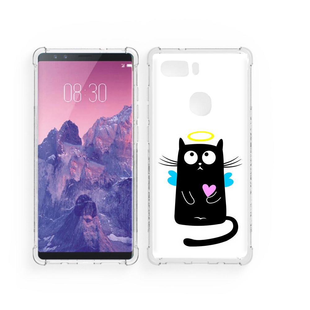 

Чехол MyPads Tocco для ZTE Nubia Z17S Кот ангелок (PT94929.470.96), Прозрачный, Tocco