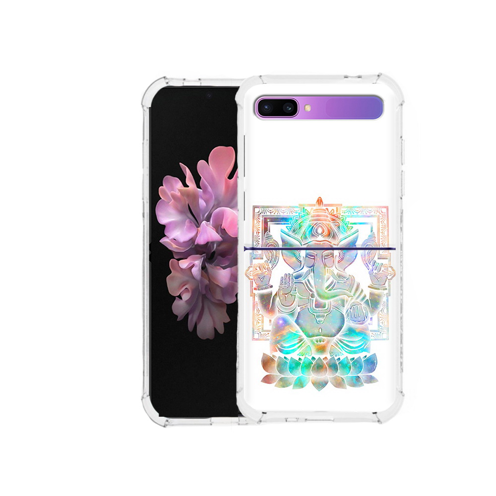 

Чехол MyPads Tocco для Samsung Galaxy Z Flip умный слон (PT226935.587.654), Прозрачный, Tocco
