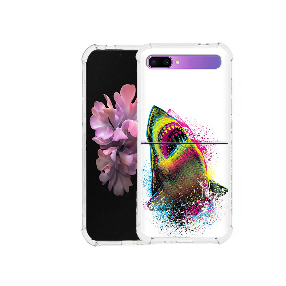 

Чехол MyPads Tocco для Samsung Galaxy Z Flip челюсти-2 (PT226935.587.674), Прозрачный, Tocco