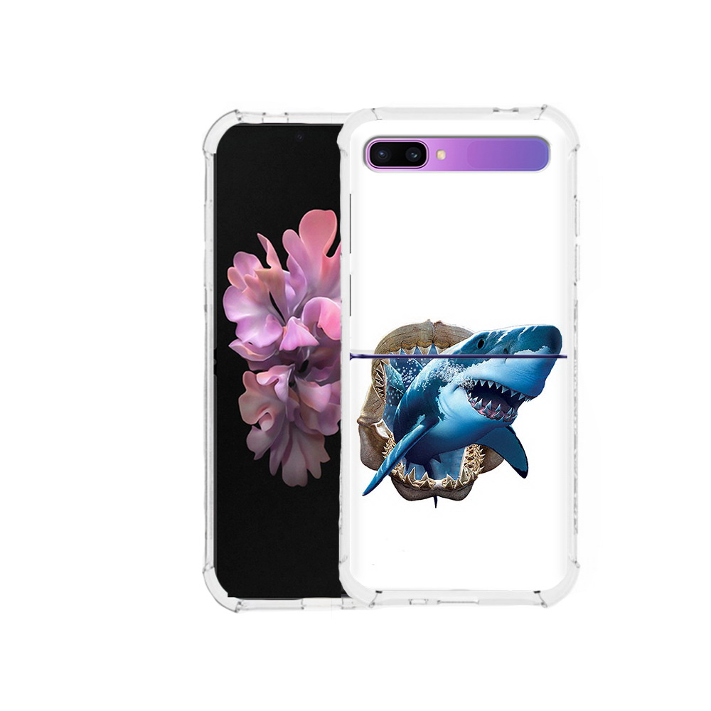 

Чехол MyPads Tocco для Samsung Galaxy Z Flip челюсти (PT226935.587.675), Прозрачный, Tocco
